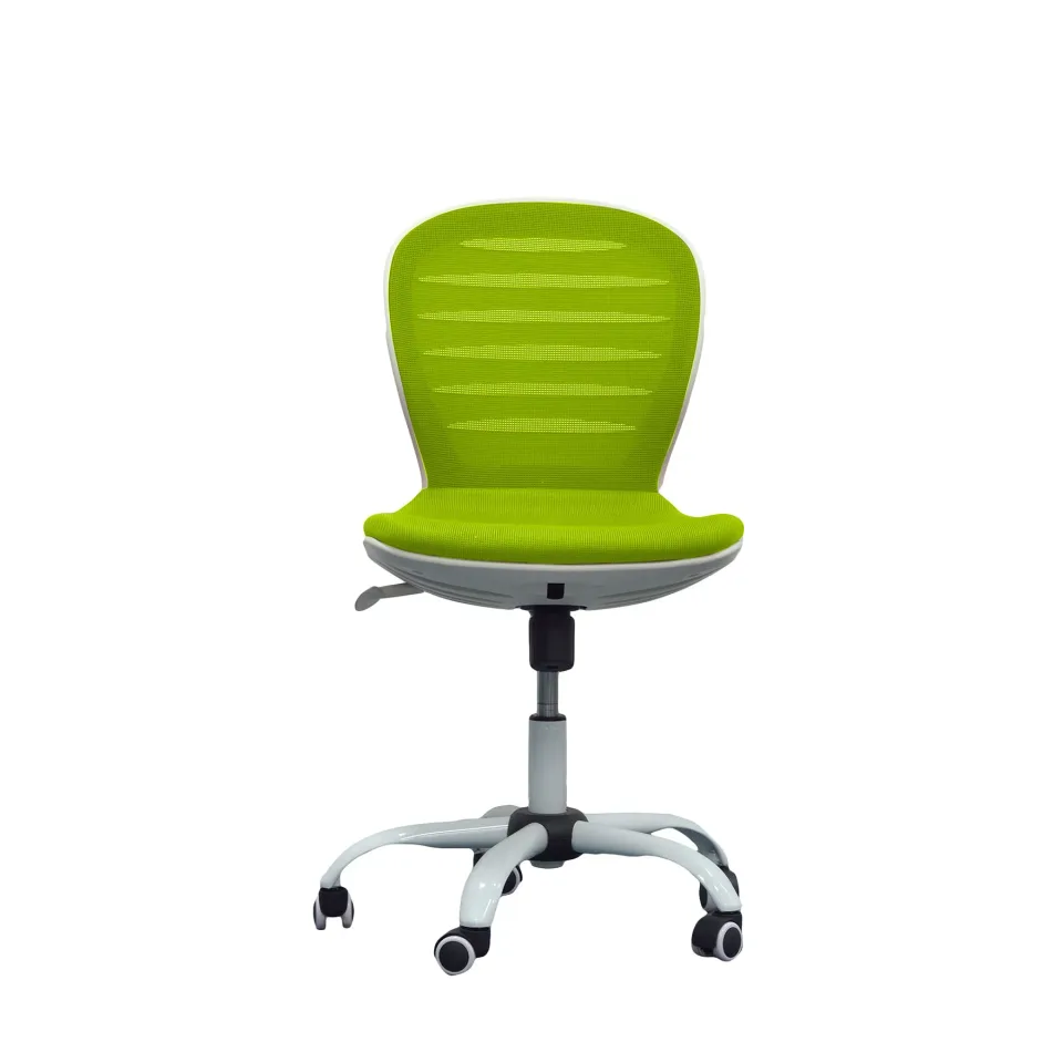 Scaun pentru copii RFG Flexy White, țesătură și plasă, șezut verde, spătar verde