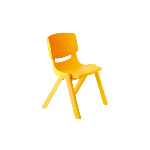 Nowa Szkola Butterfly Chair, înălțime șezut 30 cm, galben