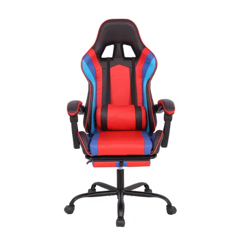 Scaun Gaming RFG Max Game, eco-piele, negru-roșu, model asamblat