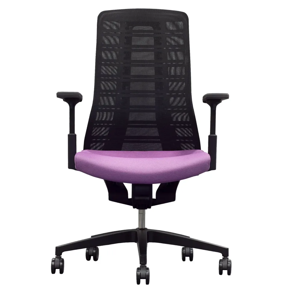 Scaun ergonomic Interstuhl Pure PU213, negru/mov