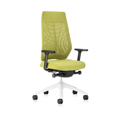 Scaun ergonomic Interstuhl Joyce JC267, gri deschis/verde
