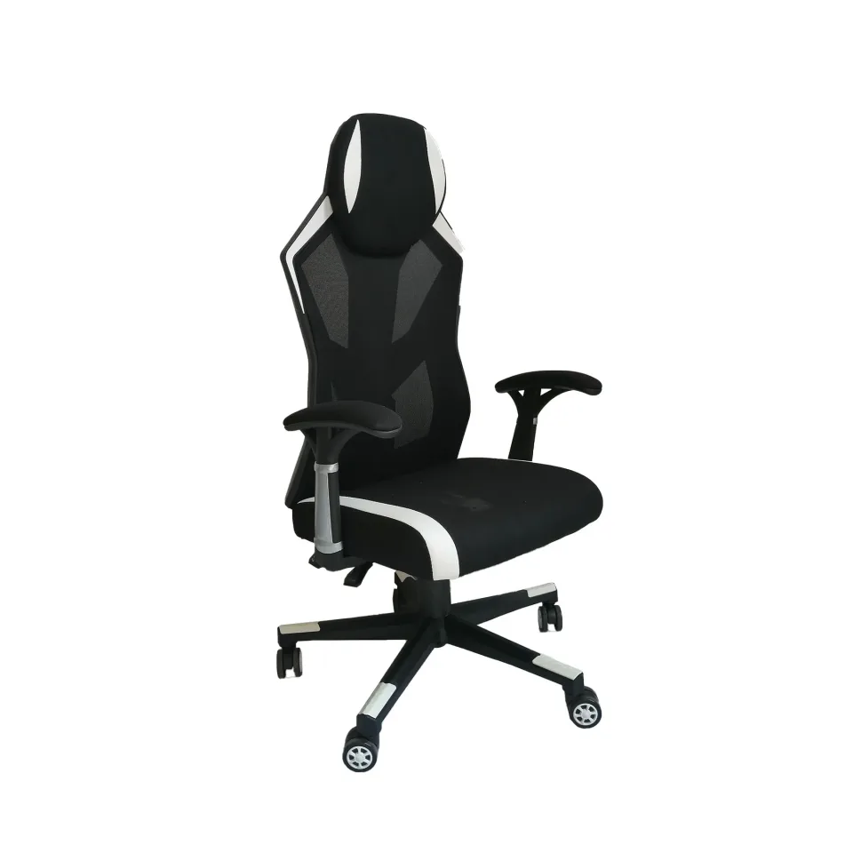 Scaun Gaming RFG Soft Game, negru-alb