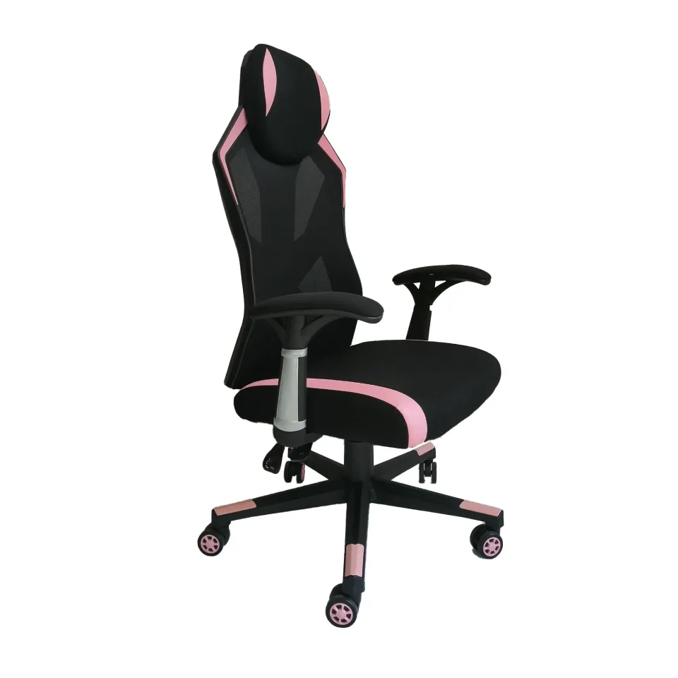Scaun Gaming RFG Soft Game, negru-roz