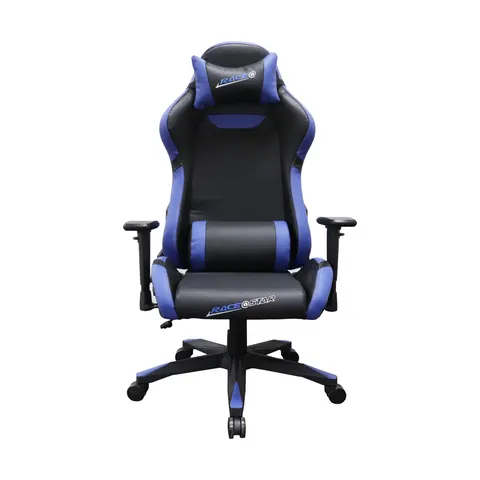 Scaun de gaming RFG Race@Star, șezut negru, spătar albastru