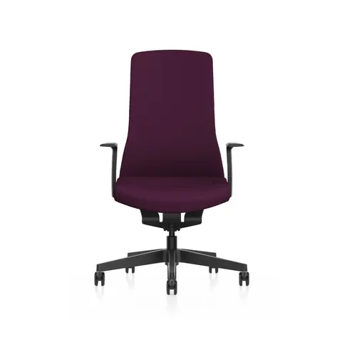 Scaun ergonomic Interstuhl PU113, negru-violet