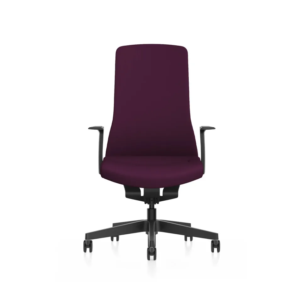Scaun ergonomic Interstuhl PU113, negru-violet