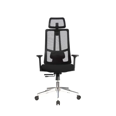 Scaun ergonomic RFG Artur HB, șezut negru, spătar negru