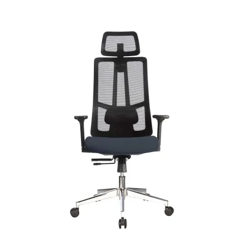 Scaun ergonomic RFG Artur HB, șezut gri închis, spătar negru