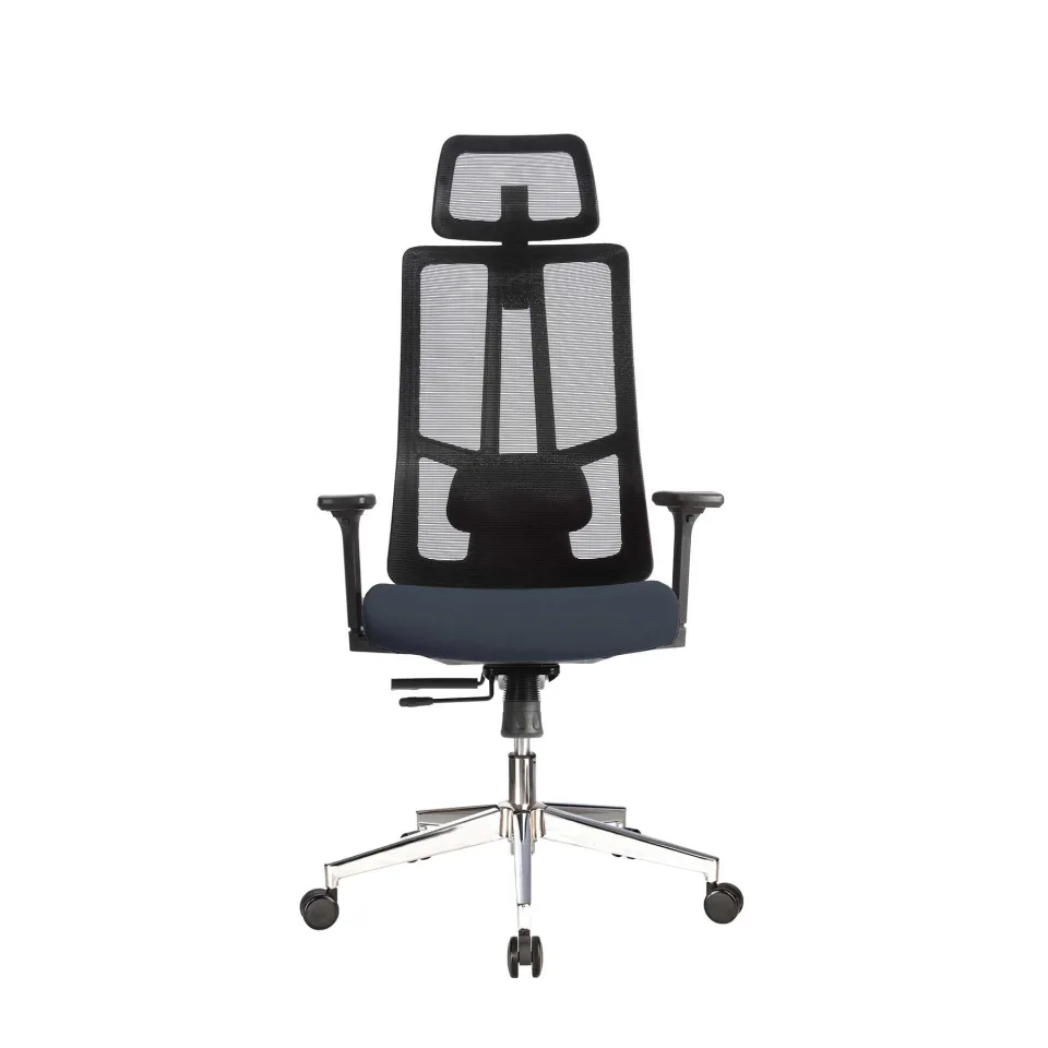 Scaun ergonomic RFG Artur HB, șezut gri închis, spătar negru