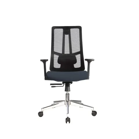 Scaun ergonomic RFG Artur W, șezut gri închis, spătar negru
