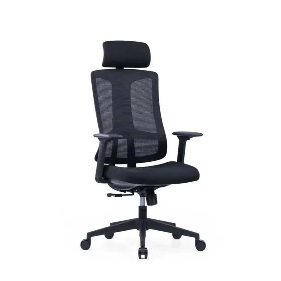 Scaun ergonomic RFG Tech@Vision, negru