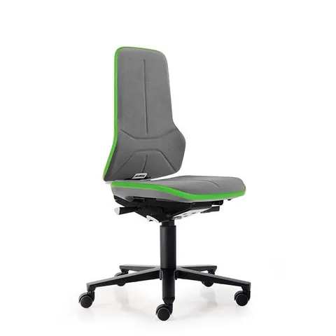 Scaun ergonomic de lucru Bimos Neon 9573, gri și verde