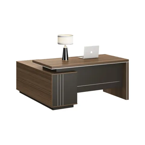 Birou RFG Chicago, cu dulap, 1600 x 1600 x 750 mm, stejar Rhine și gri închis