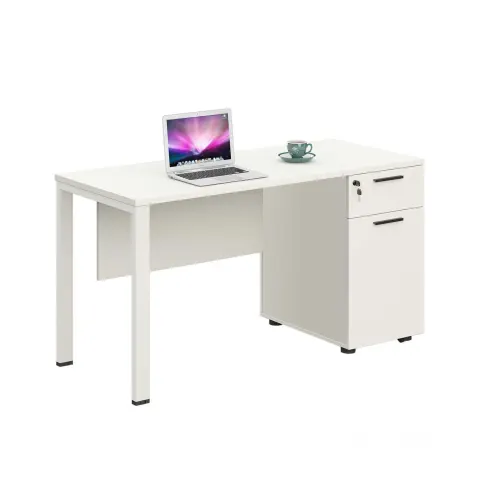 Birou RFG Monaco, cu unitate cu sertare, 1200 x 600 x 750 mm, alb