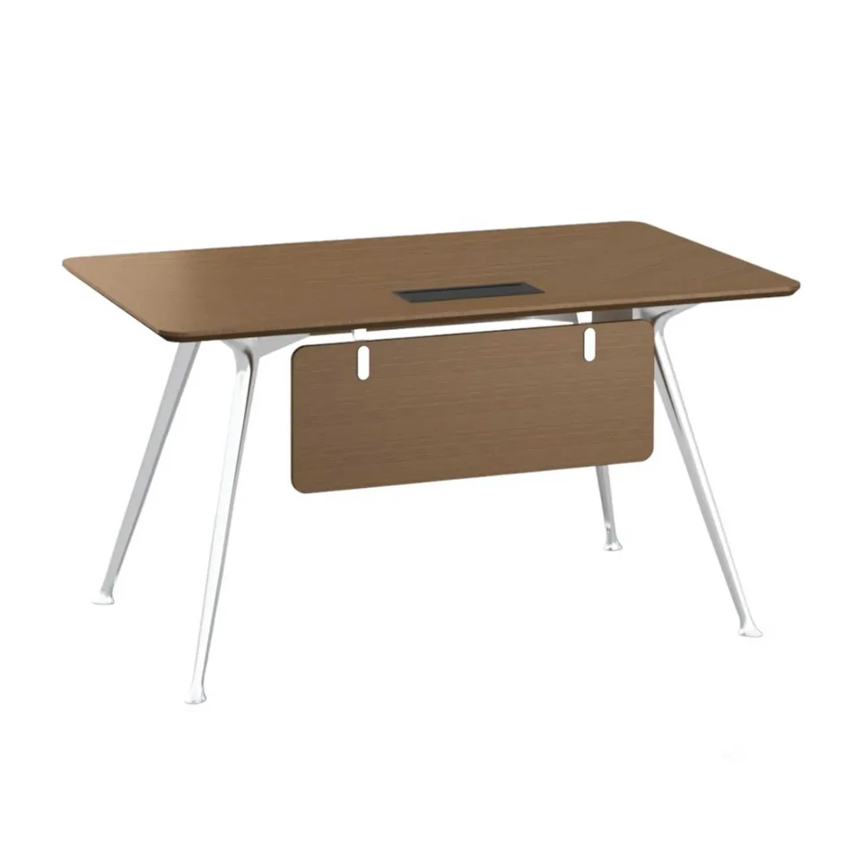 Birou RFG Paris, 1400 x 800 x 750 mm, nuc și gri deschis