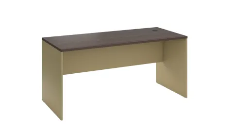 Birou RFG Lisbon RB104V, 1600 x 700 x 740 mm, stejar închis & gri