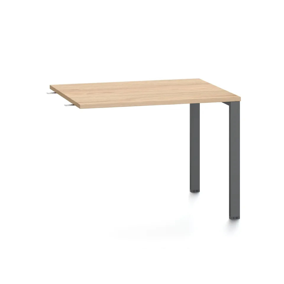 Suplimentar pentru birou RFG Monaco, 1000 x 800 x 750 mm, PAL 25 mm, blat ulm, metal negru