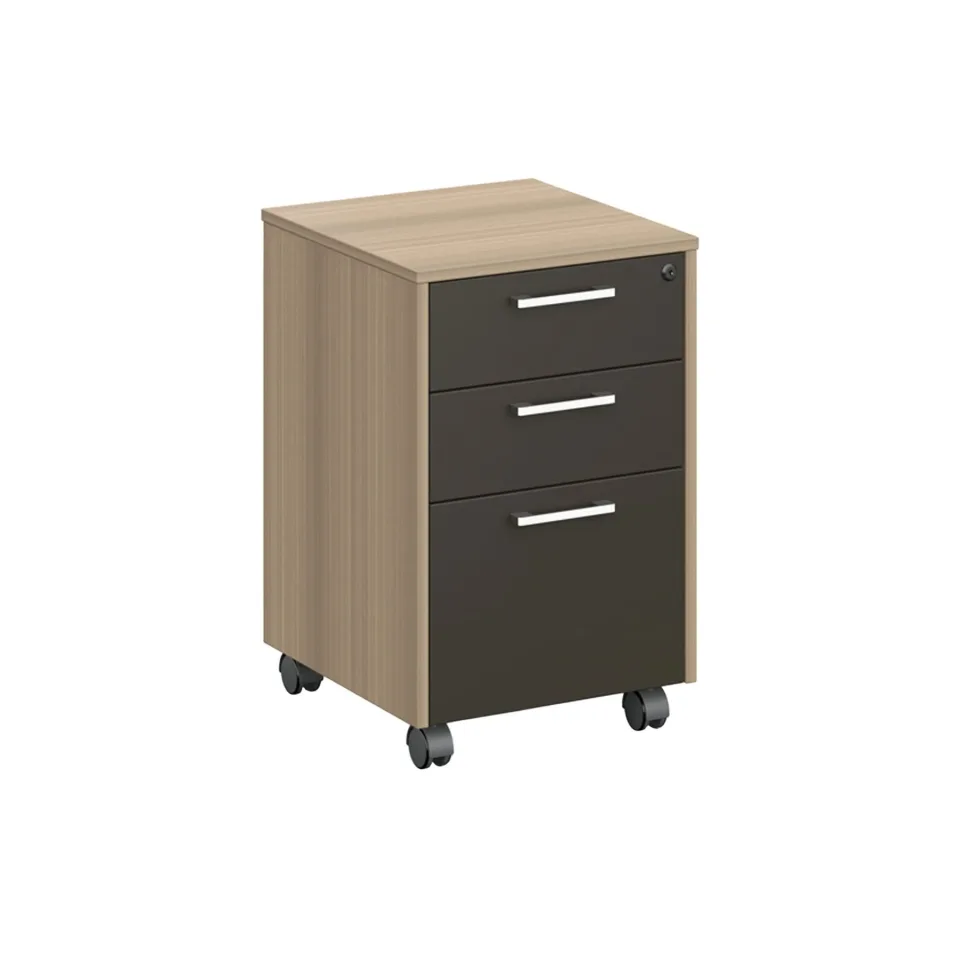 RFG Container Milano, 400 x 420 x 620 mm, stejar deschis și gri închis