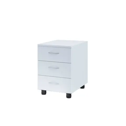 Container de birou RFG, 500 x 400 x 570 mm, pal melaminat, alb