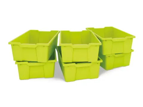 Nowa Szkola Tavă adâncă, verde, pentru căruț științific, 6 buc