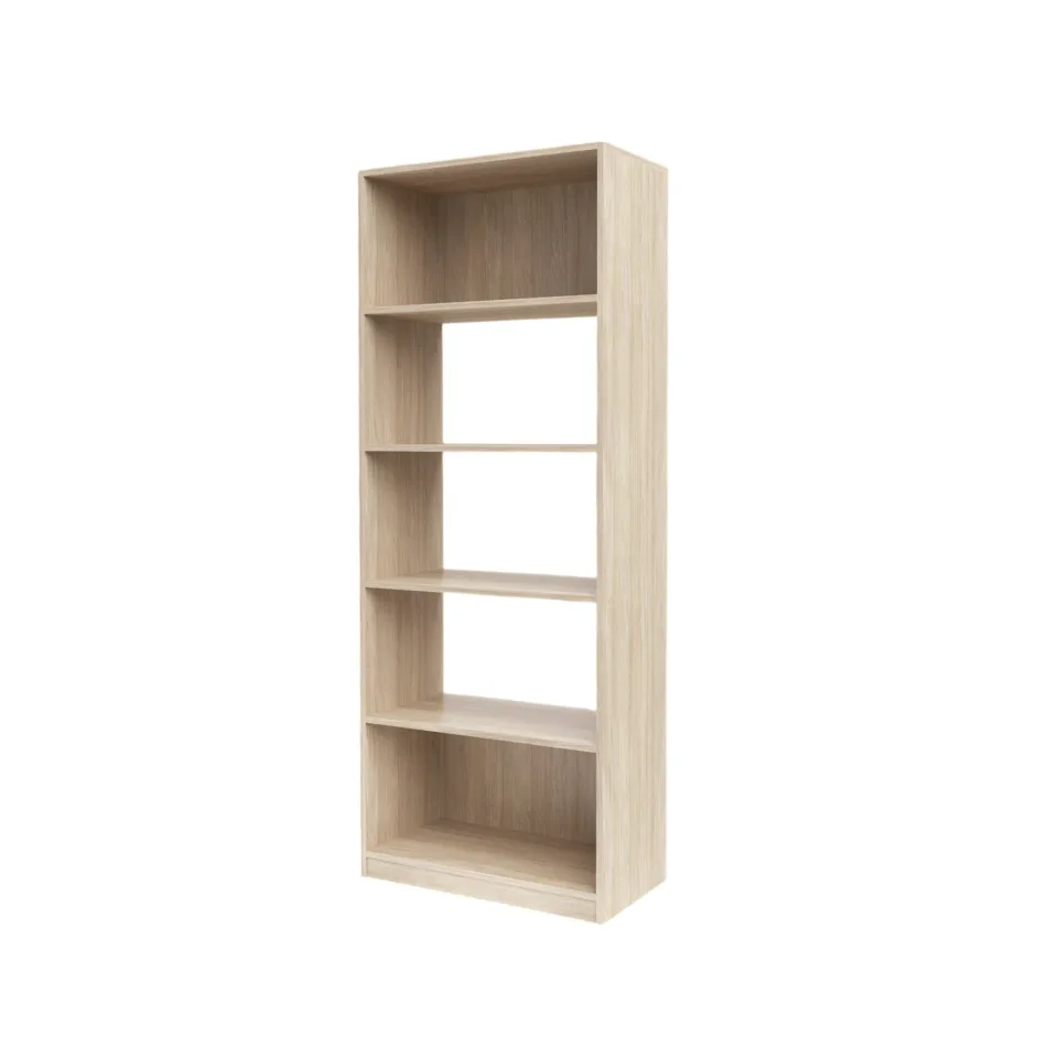 Raft RFG Libra 2, cu 5 rafturi, 766 x 400 x 1993 mm, stejar deschis