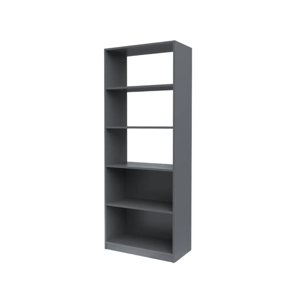 Raft RFG Libra 1, cu 5 polițe, 766 x 400 x 1993 mm, grafit