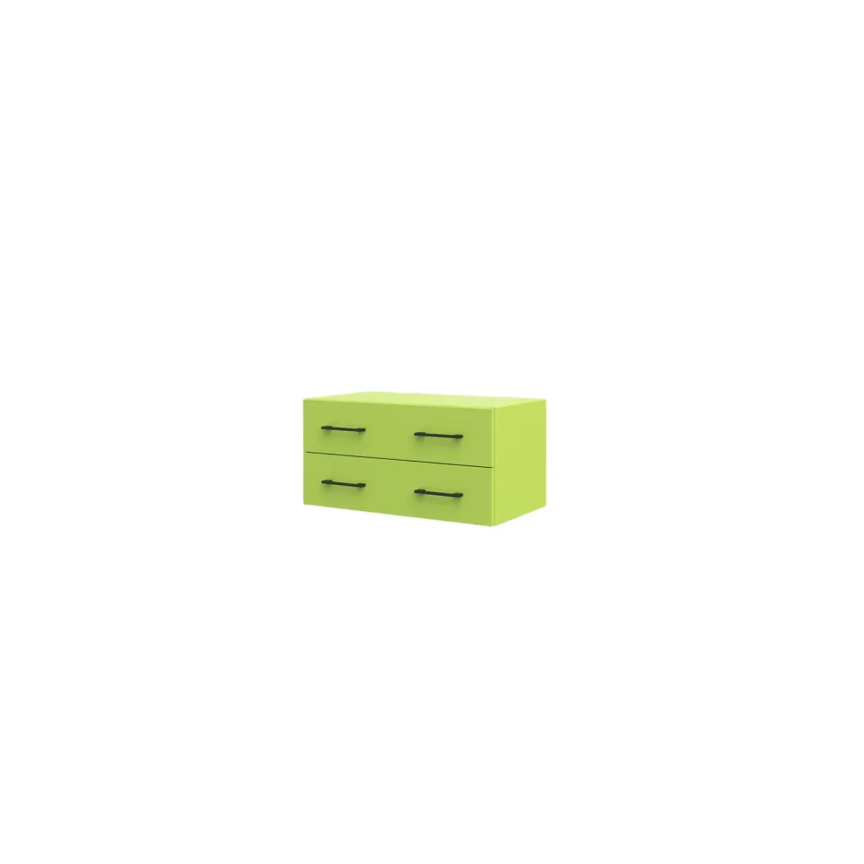 Dulap RFG Libra 7, 730 x 382 x 365 mm, cu sertare, verde