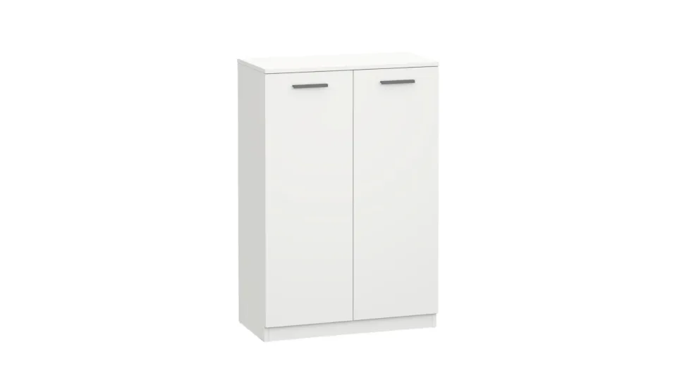 Dulap RFG Cabinet Boxi, dublu, cu două uși, bază, 720 x 370 x 1069 mm, alb