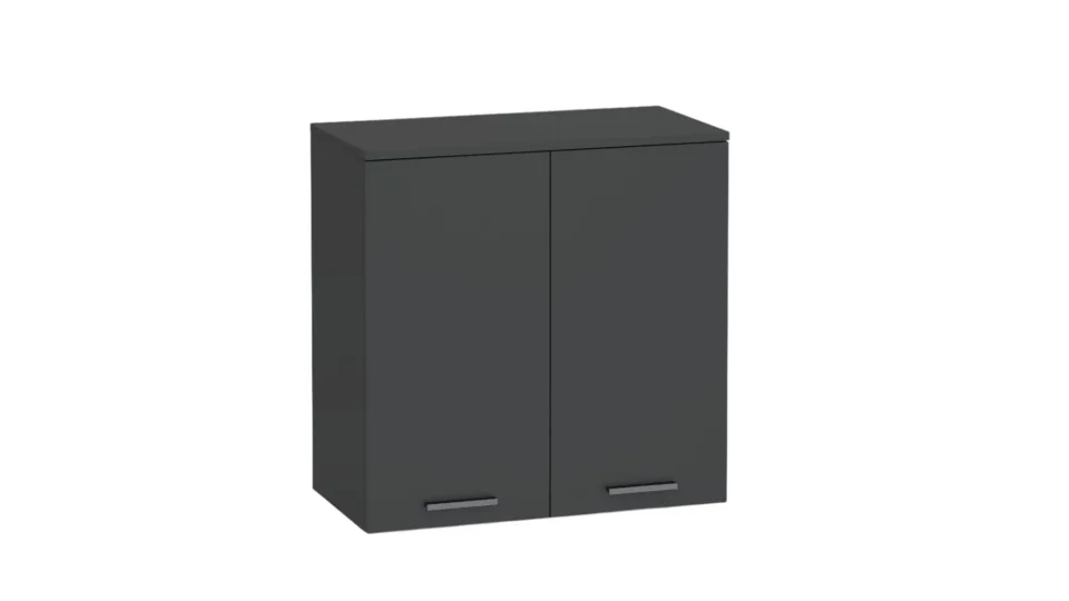Dulap RFG Cabinet Boxi, dublu, cu două uși, superior, 720 x 370 x 721 mm, negru