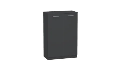 Dulap RFG Cabinet Boxi, dublu, cu două uși, inferior, 720 x 370 x 1069 mm, negru