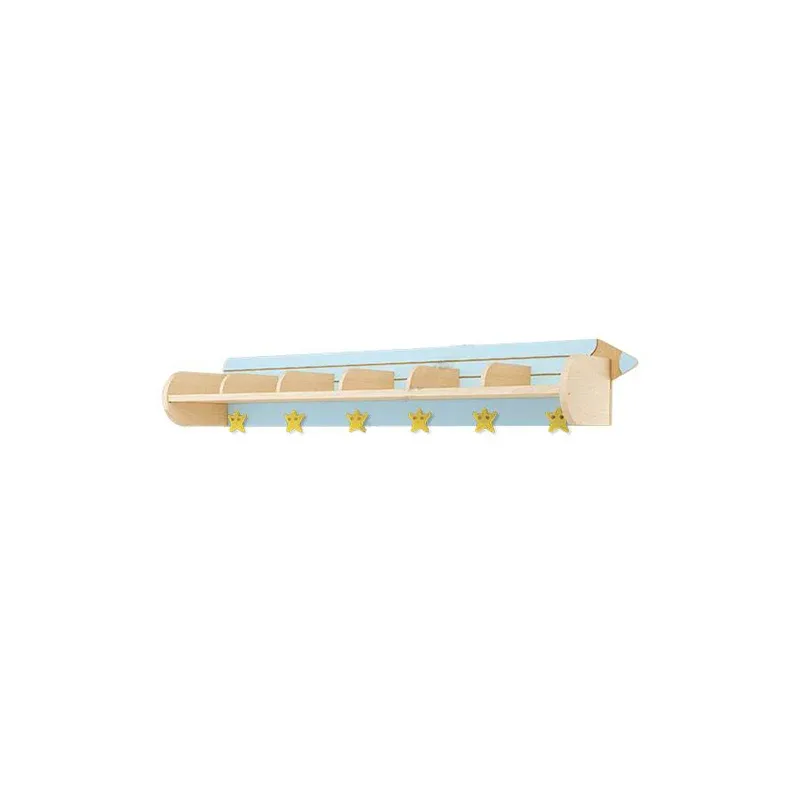 Raft pentru creioane Nowa Szkola, 134 x 26 x 21 cm, albastru deschis