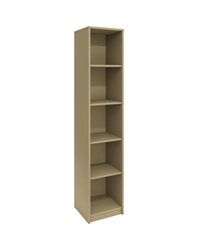 Biblioraft RFG RS3 Lisabona, 420 x 400 x 2000 mm, pal melaminat 18 mm, gri