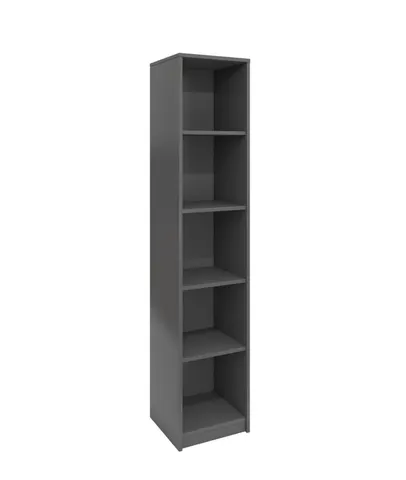 Bibliotecă RFG RS3 Parma, 420 x 400 x 2000 mm, PAL 18 mm, grafit perlat