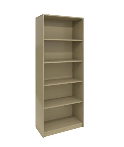 Bibliotecă RFG RS6 Lisabona, 800 x 400 x 2000 mm, PAL 18 mm, gri