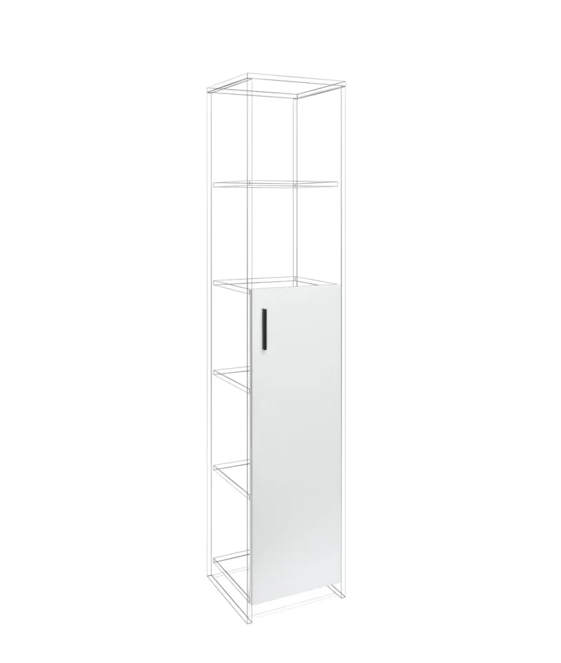 Ușă RFG RV9 Monaco, 380 x 18 x 1100 mm, PAL 18 mm, albă