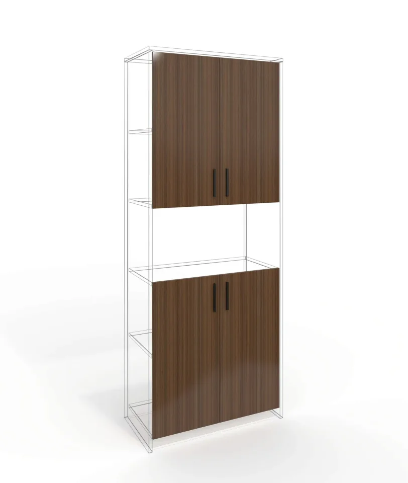 Ușă RFG RV3 Elmaz, 380 x 18 x 760 mm, PAL 18 mm, set de 4, stejar australian
