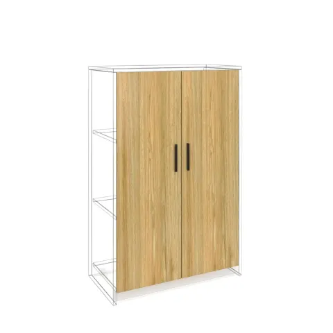 Ușă RFG RV7 Monaco, 380 x 18 x 1110 mm, PAL 18 mm, set 2 buc., ulm