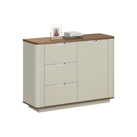 Dulap RFG Elmaz, 1 200 x 400 x 900 mm, stejar australian și gri