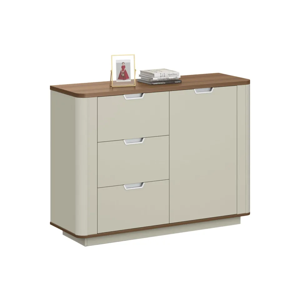 Dulap RFG Elmaz, 1 200 x 400 x 900 mm, stejar australian și gri