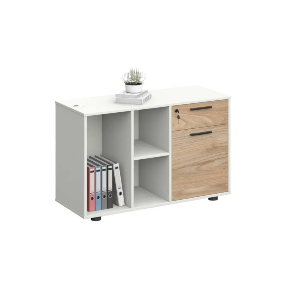 RFG Dulap Monaco, 1000 x 400 x 630 mm, ulm și alb