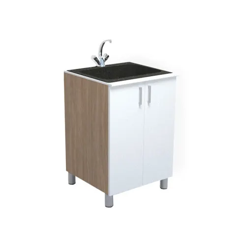 Dulap RFG Labo, cu chiuvetă și robinet, 600 x 600 x 900 mm