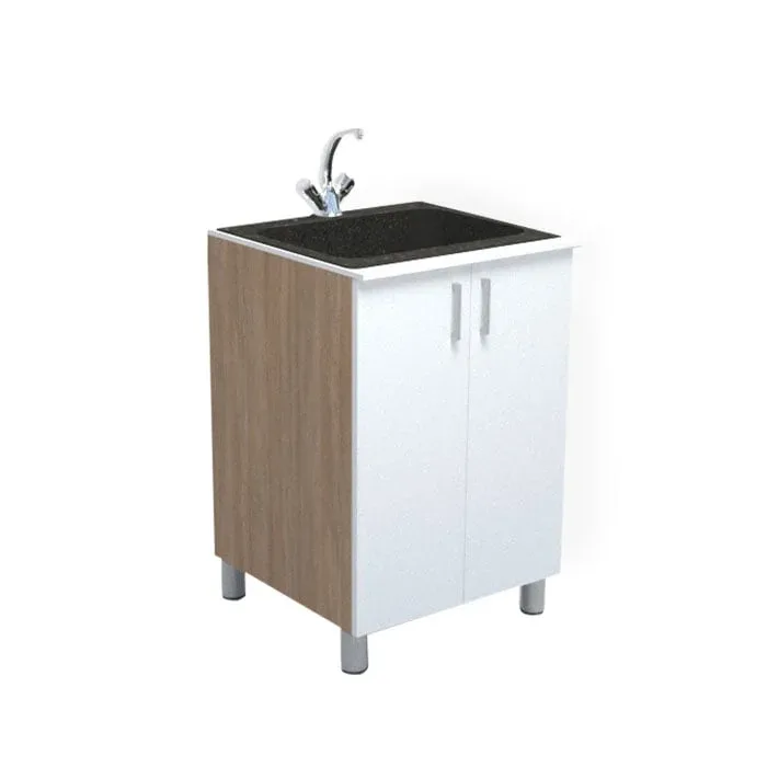 Dulap RFG Labo, cu chiuvetă și robinet, 600 x 600 x 900 mm