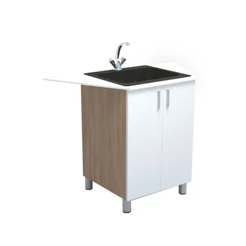 Dulap RFG Labo, cu chiuvetă și baterie, 1200 x 600 x 900 mm