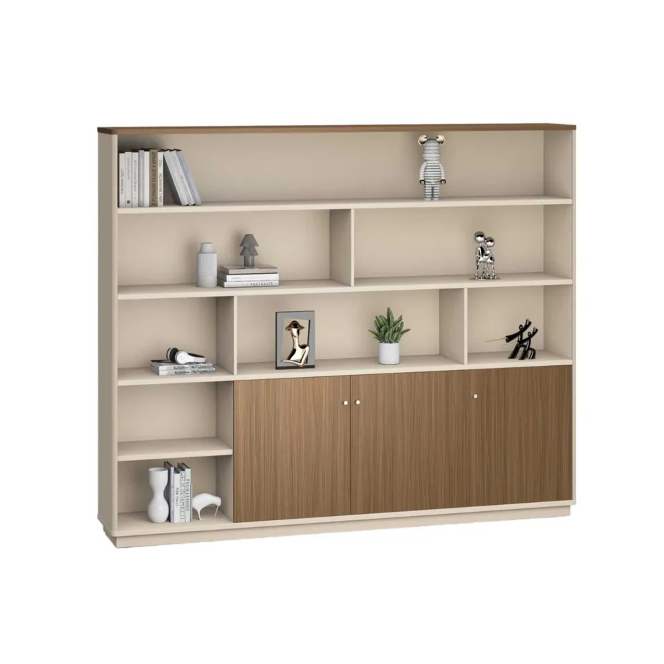 Dulap RFG Cabinet Paris, 2400 x 400 x 2000 mm, nuc și gri deschis