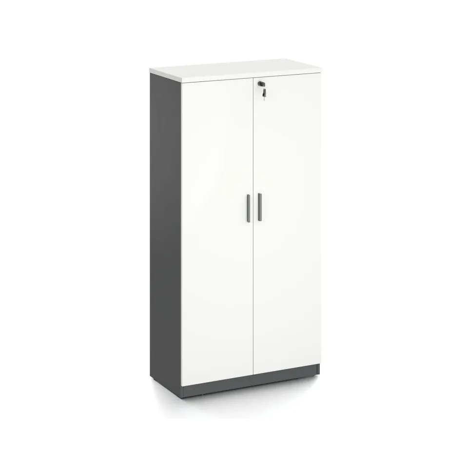 Dulap RFG Monaco, 800 x 400 x 1600 mm, PAL, alb și negru