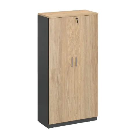 Dulap RFG Monaco, 800 x 400 x 1600 mm, PAL, ulm și negru