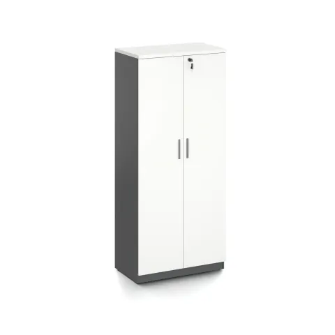 Dulap RFG Monaco, 700 x 400 x 1600 mm, PAL, alb și negru