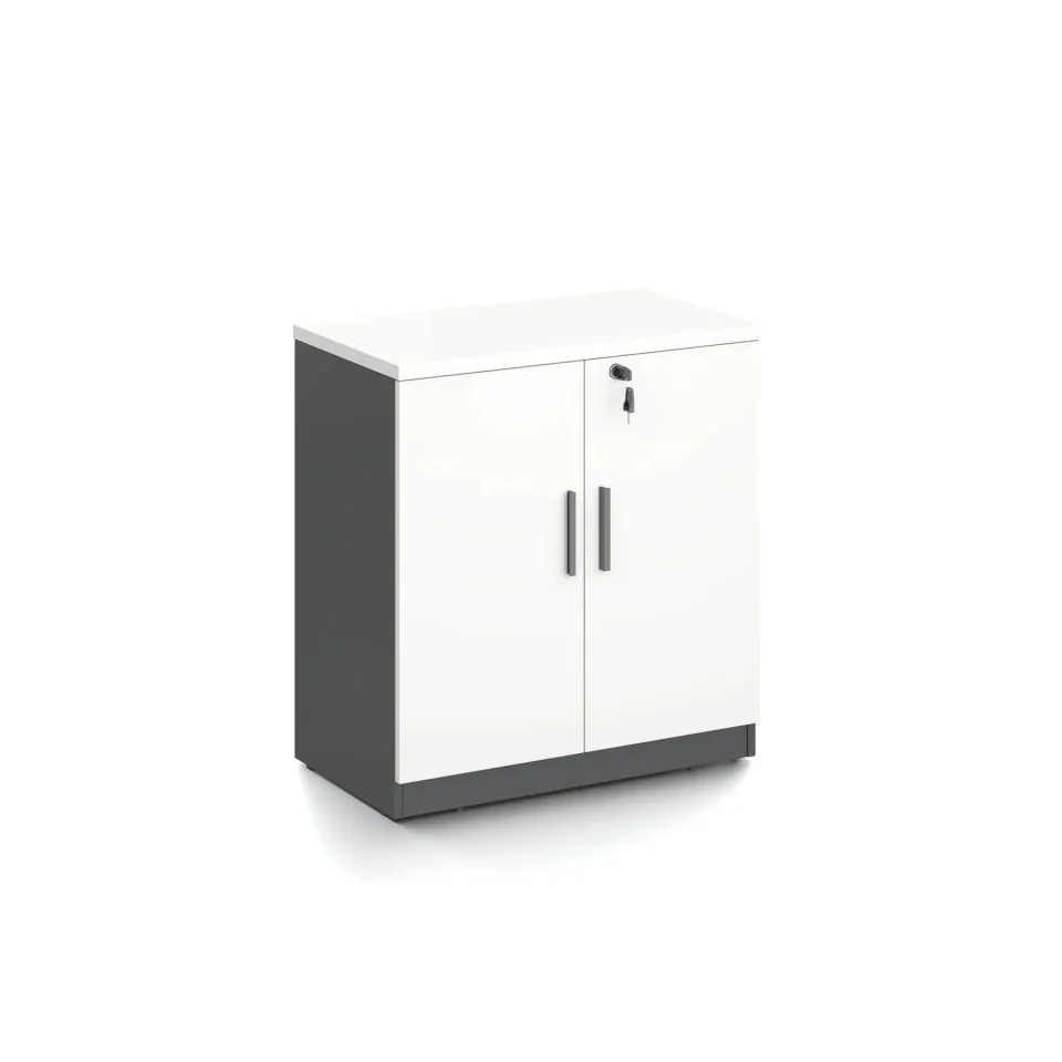 Dulap RFG Monaco, 700 x 400 x 740 mm pal melaminat, alb și negru