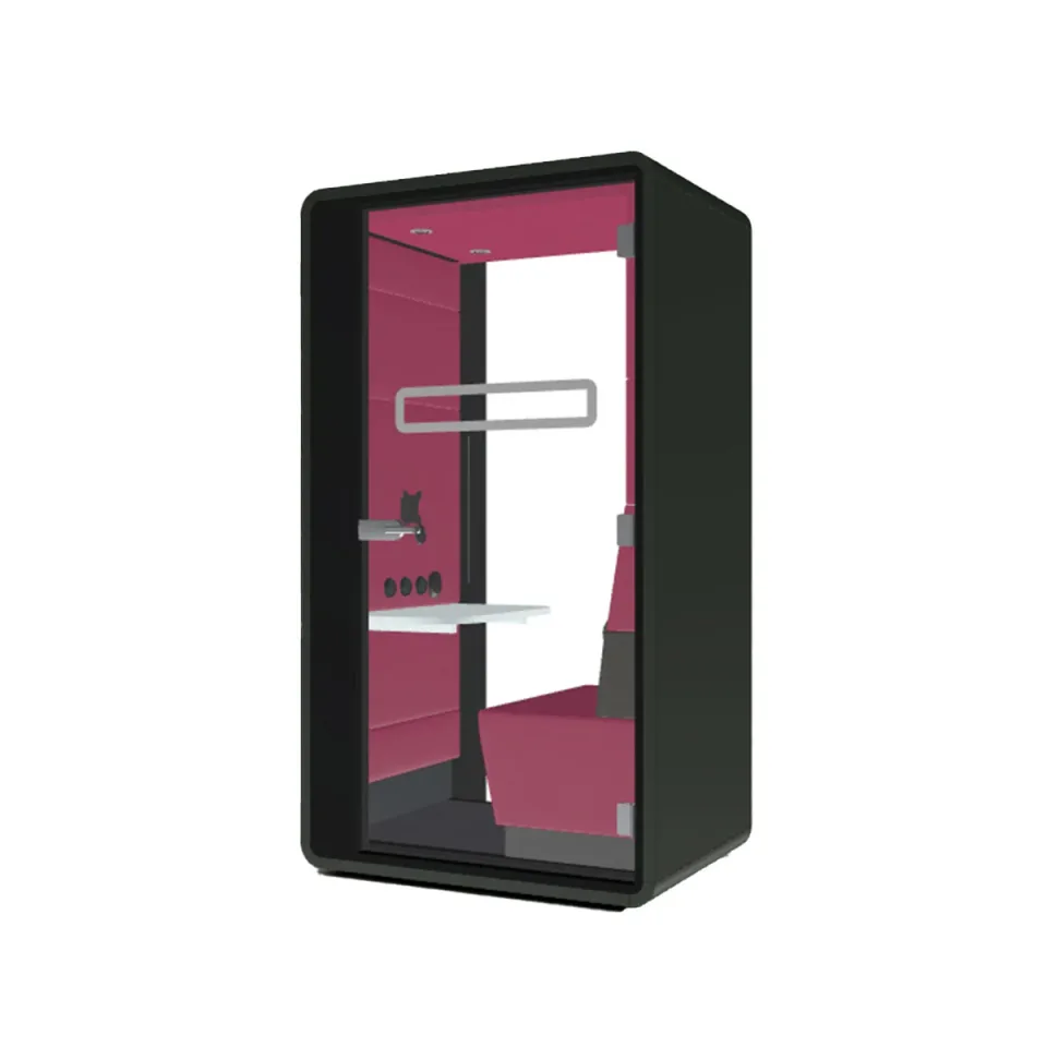 Cabină Hush Hybrid, acustică, 1244 ? 900 ? 2230 mm