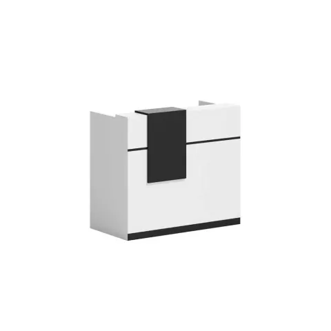 RFG Recepție Ravena, 1200 x 632 x 1066 mm, alb-negru